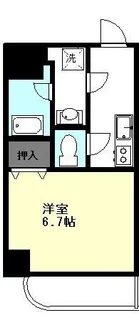 プランドビル大手町【3階】の間取り