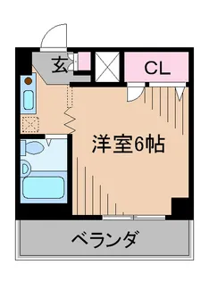 コーポラス松慶【3階】の間取り