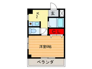 フローレ枚方【3階】の間取り