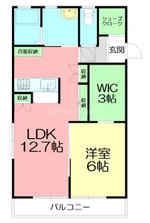 こゆるぎR/T【3階】の間取り