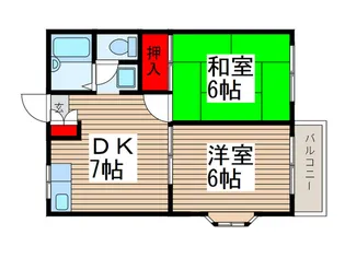グランデュ-ルITO【2階】の間取り