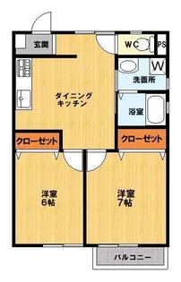 ベアズフィールド【2階】の間取り