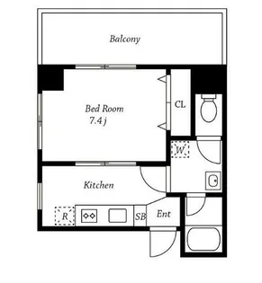 レジデンス後藤【4階】の間取り