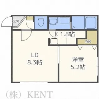 リラさっぽろ【4階】の間取り