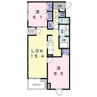 ルピナスIII【3階】の間取り