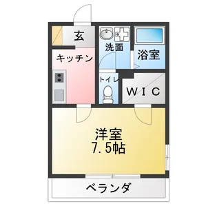 ブランリス【2階】の間取り