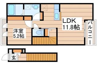 ハーモニーII【2階】の間取り