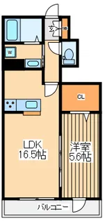 シャルム【1階】の間取り