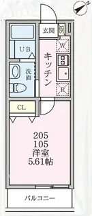 クレセント杉田【2階】の間取り