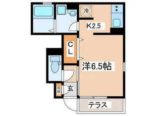 カーサ ソレイユ【1階】の間取り
