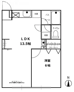 ウィンザーハイム高野台【2階】の間取り