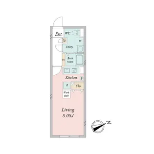 LIVEFLAT不動前【3階】の間取り