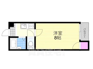 ツリガミ海老江ツインビルパート2【2階】の間取り