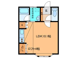 ピュア6条【1階】の間取り