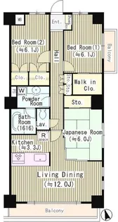 アウルレジデンス目白【6階】の間取り