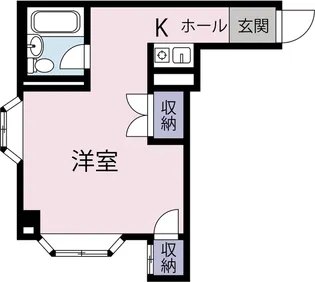 クロノス橋本【2階】の間取り