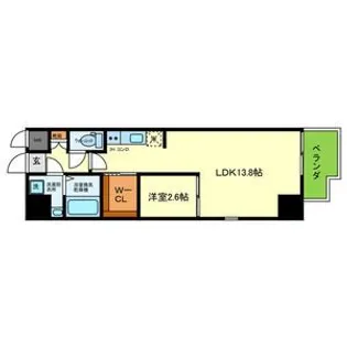 ONLYONE池田新町【7階】の間取り