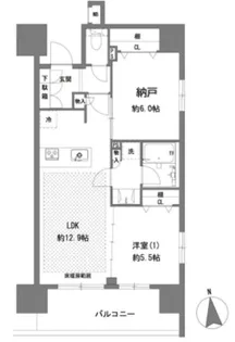 プライマル八王子横山町【4階】の間取り