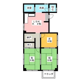 垣内ビル【3階】の間取り
