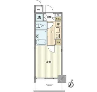 サンテミリオン飯田橋【4階】の間取り