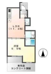 FFC佳【1階】の間取り