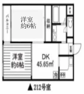 ベルメゾン池袋【2階】の間取り