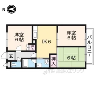 SurplusみくもA【1階】の間取り