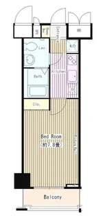 ハイトサーブル川崎【4階】の間取り