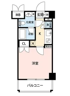 マイナビSTAYディアス代々木(パレステュディオ代々木)【2階】の間取り