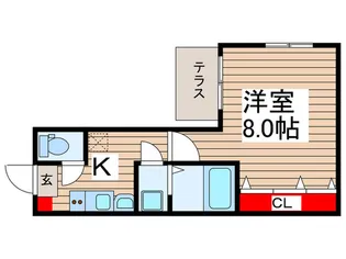 Ensoleille【1階】の間取り