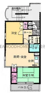 メゾン南糧【1階】の間取り