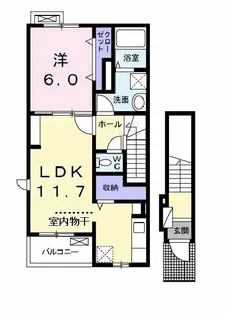 サンガ【2階】の間取り
