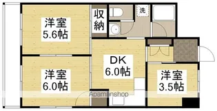 ナガシオビル【4階】の間取り