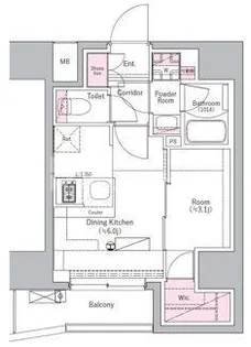 BPRレジデンス田端【8階】の間取り