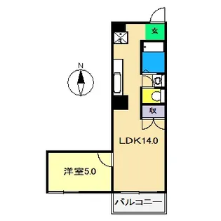 香南ビル【6階】の間取り