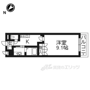 プエルタ1【2階】の間取り