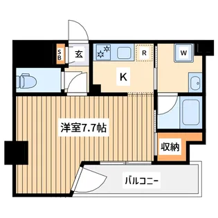 マキシヴ武蔵新城トレ【5階】の間取り