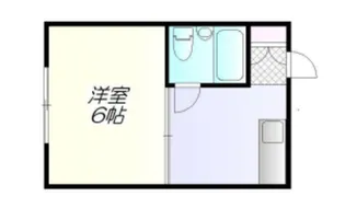 アルカディア弦巻【1階】の間取り