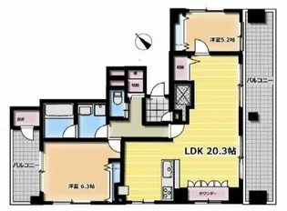 浅草橋フラワーホーム【11階】の間取り