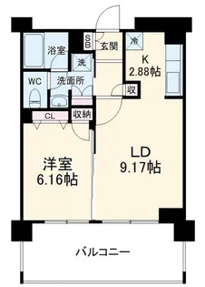 フォリアージュ青葉台【2階】の間取り