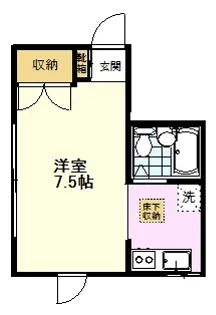 サンティーヌ小金井【1階】の間取り