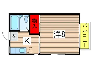 メゾンド寺井【1階】の間取り