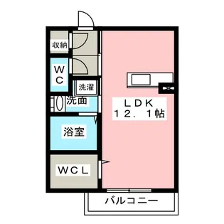 レガーレ ドゥーエ【2階】の間取り