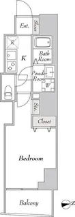 Premier市谷薬王寺【5階】の間取り