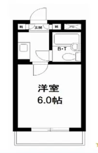豊島園フラワーハイツ【4階】の間取り