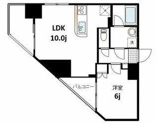 セントラル王子【11階】の間取り