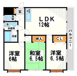 ヒロルミエール【2階】の間取り