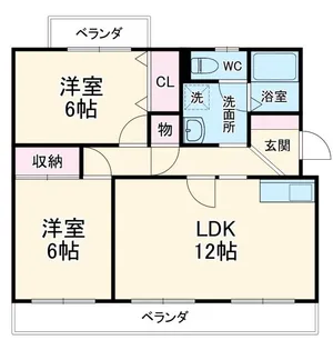 チロリン邑 II【3階】の間取り