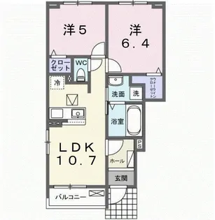 グランメゾンIII【1階】の間取り