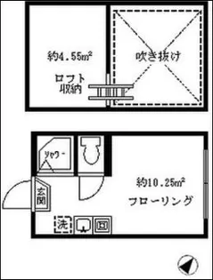 フェリスフルート【1階】の間取り